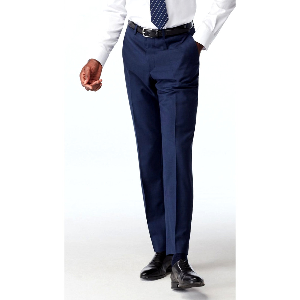 Indochino 38x29 Stretch Wool Dress Pants Howell $229 Luxury Navy Blue NWT!